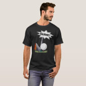 T-shirt Funny Golf Shank pour un sport golfes (Devant entier)
