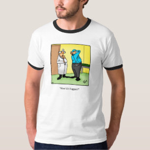 T-shirt Funny Golf Swing Humour Tee - shirt