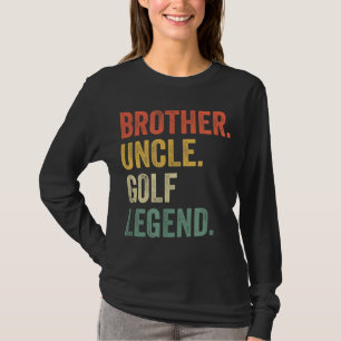T-shirt Funny Golfer Brother Uncle Golf Legend Vintage Ret