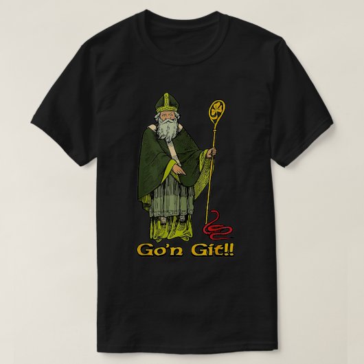 T-shirt Funny Gon git Funny Jour de la Saint Patrick (Design devant)