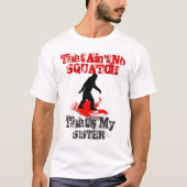 T-shirt Funny Gone Squatchin Bigfoot personnalisé (Devant)
