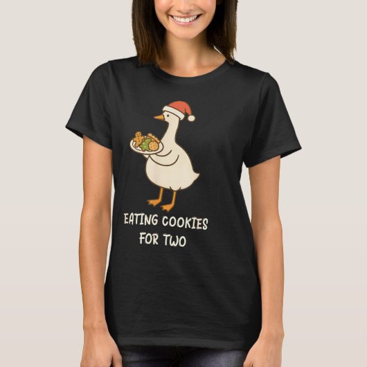 T-shirt Funny Goose Pregnancy Pregnant Announcement To Hus (Devant)