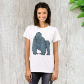 T-shirt Funny Gorilla Cool Bleu Ape Animal Design
