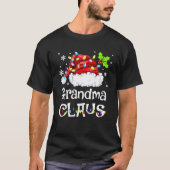 T-shirt Funny Grand-mère Claus Pyjamas de Noël Père Noël (Devant)