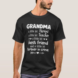 T-shirt Funny Grandma Best Friend et Parter Grandmother