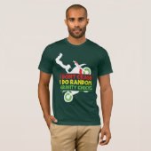 T-shirt Funny Gravity Check Cyclist Shirt | Bold Minimalis (Devant entier)