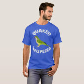 T-shirt Funny Green Quaker Whisperer Parrot Bird Apparel (Devant entier)