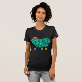 T-shirt Funny Green Ram chinois Nouvel An Zodiac W B Tee (Devant entier)