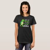 T-shirt Funny Green Turtle I've Got A Personality You Cant (Devant entier)