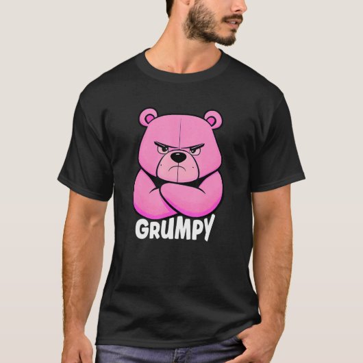 T-shirt Funny Grumpy Bear - Grouch Or Grouch (Devant)
