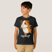 T-shirt Funny Guinea G Skater Skateboard Ballerina Zoo Boy (Devant entier)
