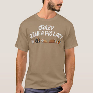 T-shirt Funny Guinea Pig Art For Women Mom Rodent Animal G
