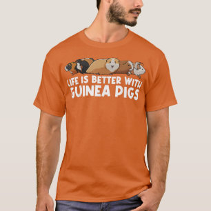 T-shirt Funny Guinea Pig Design For Men Women Kids Guinea 