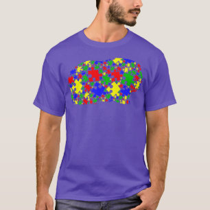 T-shirt Funny Guinea pig Puzzle Animals Lover Autism Aware