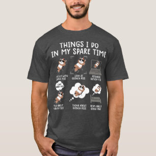 T-shirt Funny Guinea Pig Shirt Srcastic Humor Guinea Pig P