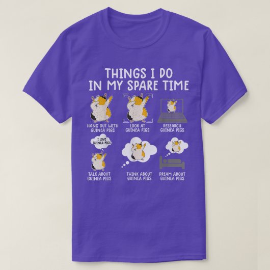 T-shirt Funny Guinea Pig Shirt Srcastic Humor Guinea Pig P (Design devant)