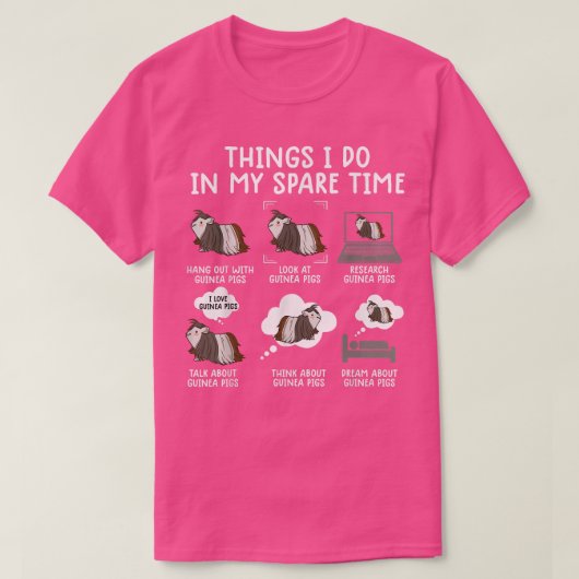 T-shirt Funny Guinea Pig Shirt Srcastic Humor Guinea Pig P (Design devant)