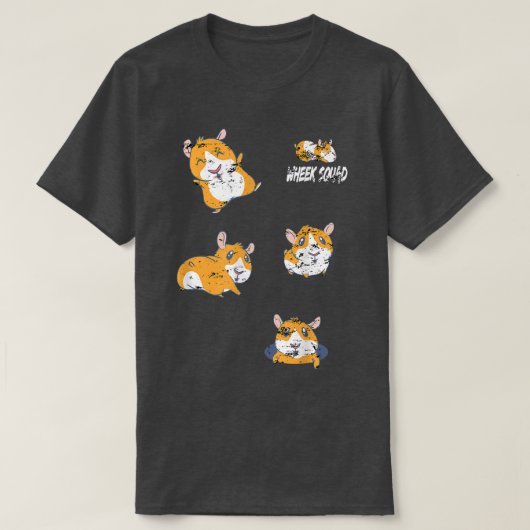 T-shirt Funny Guinea Squad-Guinea Pig (Design devant)