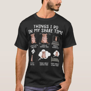 T-shirt Funny Guinée Cochon Chemise Serpent Humour Srcasti