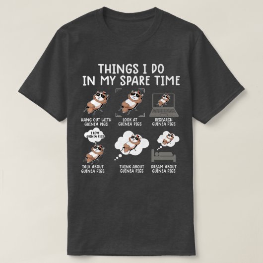 T-shirt Funny Guinée Cochon Chemise Serpent Humour Srcasti (Design devant)