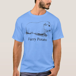 T-shirt Funny Guinée Cochon Furry Potato Wrongs Animaux No