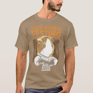 T-shirt Funny Guinée Cochon Hamster Arrêter Test animal Te