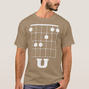 T-shirt Funny Guitar F Chord U 837
