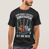 T-shirt Funny Guitar Player Quote Design (Devant)