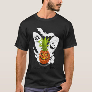 T-shirt Funny Halloween Ananas et la bande d'amis Hawaii