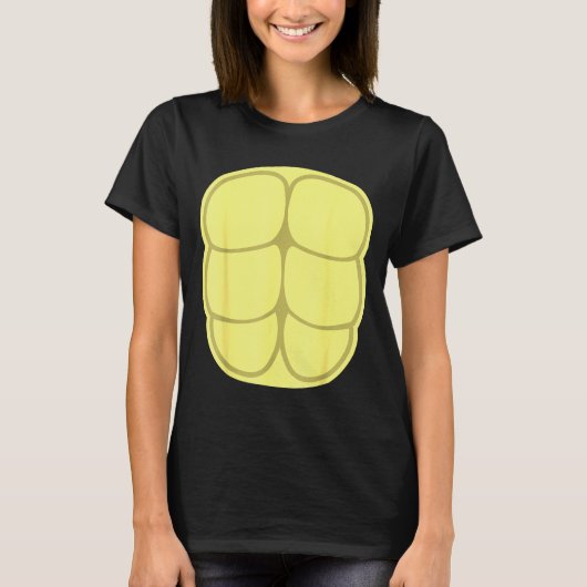 T-shirt Funny Halloween Costume Diy Turtle Shell Animal Bo (Devant)