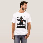 T-shirt Funny halloween design with scarecrow (Devant entier)