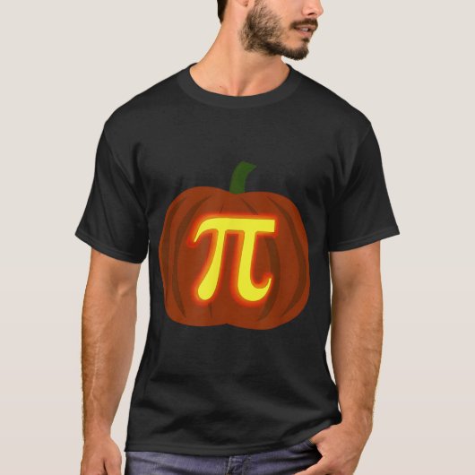 T-shirt Funny Halloween et Thanksgiving Citrouille Pi Math (Devant)