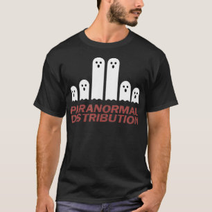 T-shirt Funny Halloween Math Paranormal Distribution Fantô