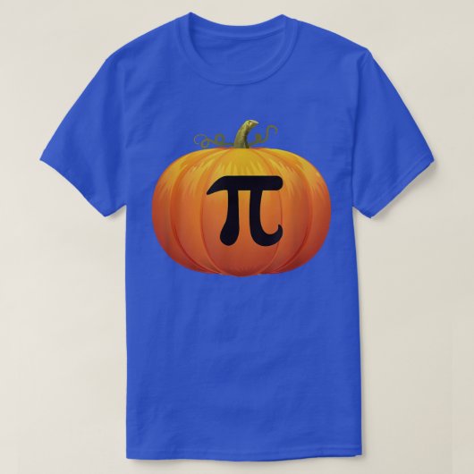 T-shirt Funny Halloween Math Pun Citrouille Pi (Design devant)