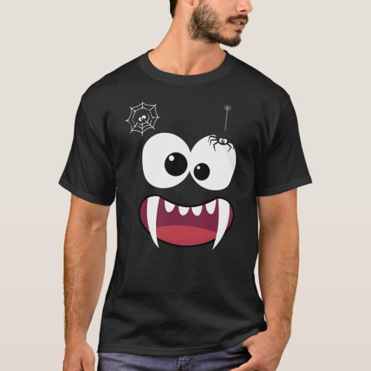 T-shirt funny halloween spider tee (Devant)