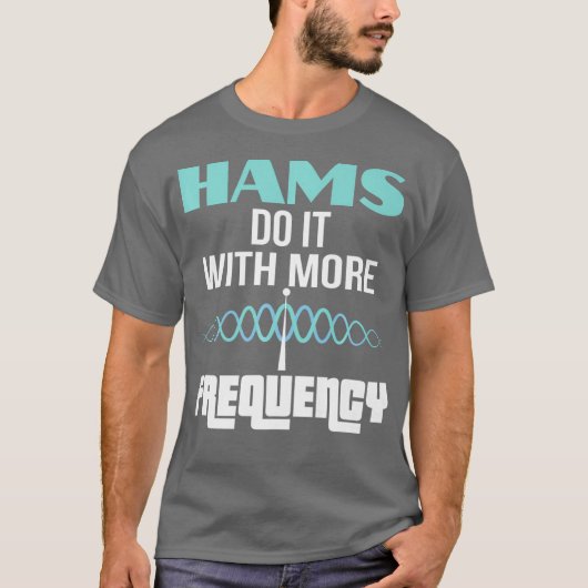 T-shirt Funny Ham Radio (Devant)