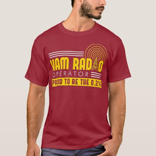 T-shirt Funny Ham Radio Operator (Devant)