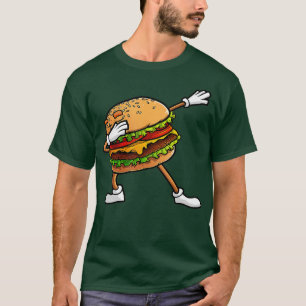 T-shirt Funny Hamburger Art Kids Hommes Femmes Cheeseburge