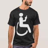 T-shirt Funny Handicap Handicap Handicap Handicap Ampu Hum (Devant)