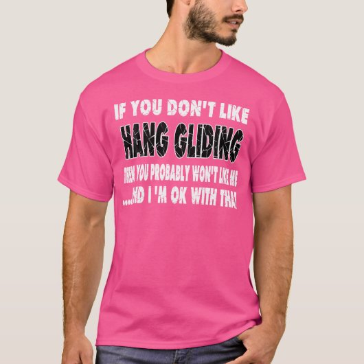 T-shirt Funny Hang Gliding Gift (Devant)