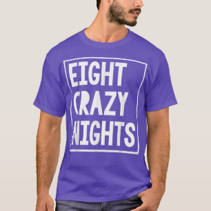 T-shirt Funny Hanoukka Huit nuits folles Chanukah juif