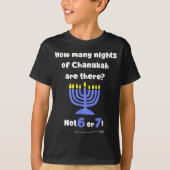 T-shirt Funny Hanukkah 67 Meme Teacher How Many Nights Of (Devant)