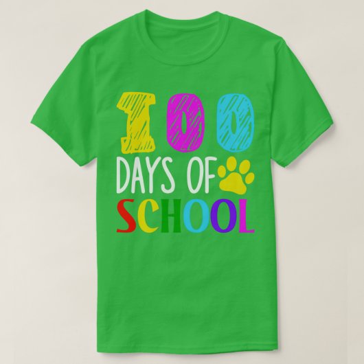T-shirt Funny Happy 100 jours de célébration scolaire 2 (Design devant)