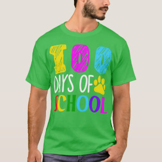 T-shirt Funny Happy 100 jours de célébration scolaire 2