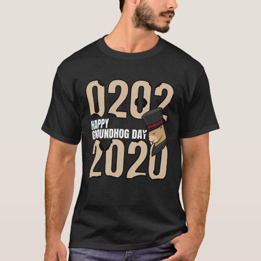 T-shirt Funny Happy Groundhog Day February 2nd 2020 Holida (Devant)