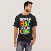 T-shirt Funny Happy Last Day Of School Hello Summer Teache (Devant entier)
