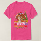 T-shirt Funny Happy Shetland Sheepdog HelloThanksMas (Design devant)