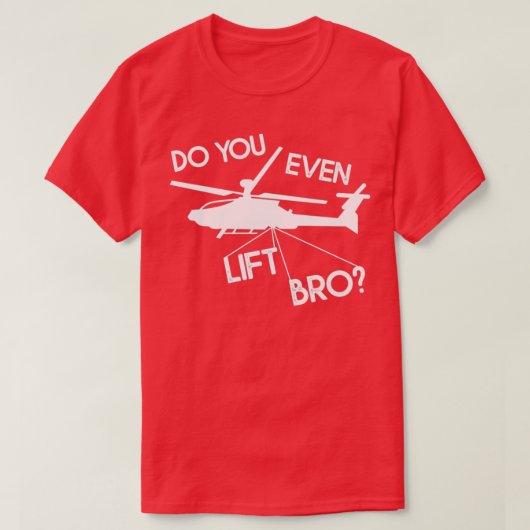 T-shirt Funny Helicopter Pilot Gift (Design devant)