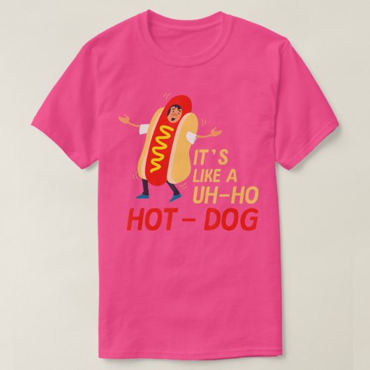 T-shirt Funny Heu Oh Hot Chien Costume Hotdogolists cadeau (Design devant)