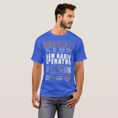 T-shirt Funny Hilarique jambon radio amateur (Devant entier)